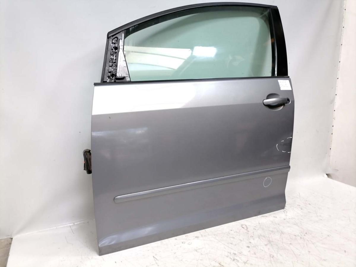 VW Golf Plus 2 original T&uuml;r vorn links LA7T United Grey Rohbau Bj.2009
